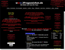 Tablet Screenshot of dreifragezeichen.net